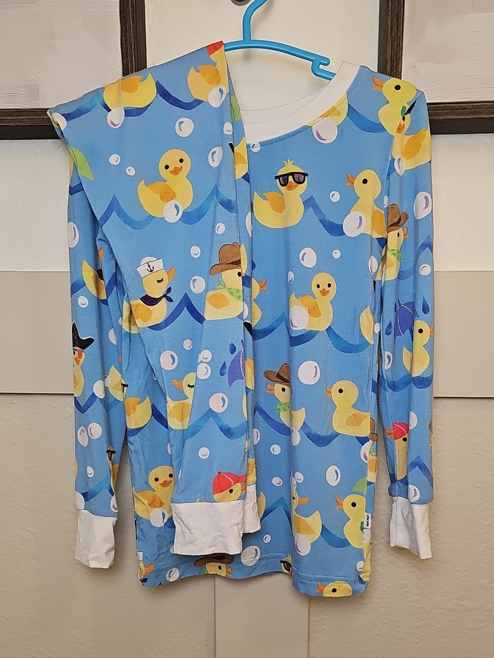 Little Sleepies Splish Splash Rubber Ducky Bamboo Pajama Set 3T